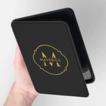 Nome Inicial Personalizado Moderno Viagem Preto El