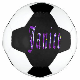 Nome Janice Floral Roxo, Bola de Futebol