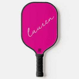 Nome Moderno em Script Rosa Neon