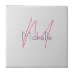 Nome Moderno Mínimo Simples Monograma<br><div class="desc">Vejam nossos modelos mimalistas modernos.</div>