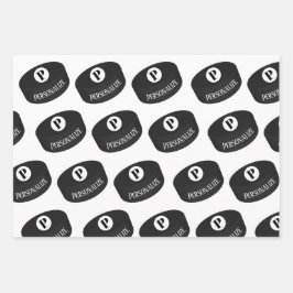 Nome Monograma de Hóquei em Gelo Personalizado