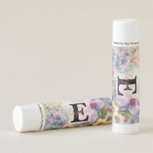 Nome monograma em aquarela Flores em pastos