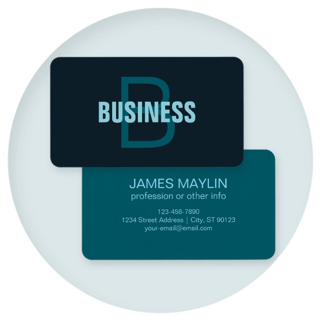 Nome Monograma Personalizável Simples Bold (Criador carregado)