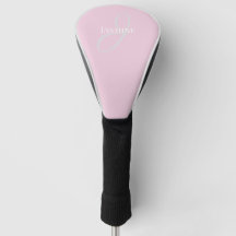 Nome Monograma Rosa Claro Branco Elegante Feminino