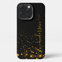 Nome monogramado com brilho elegante