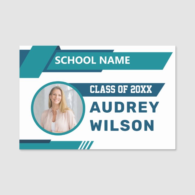 Nome Nomes de etiqueta de Fotografia de Reunião (Frente)