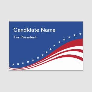 Nome Nomes de etiqueta do comício eleitoral americano