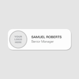 Nome Nomes de etiqueta para funcionários do logotipo pe