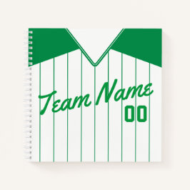 Nome & Número Baseball Softball Green Jersey