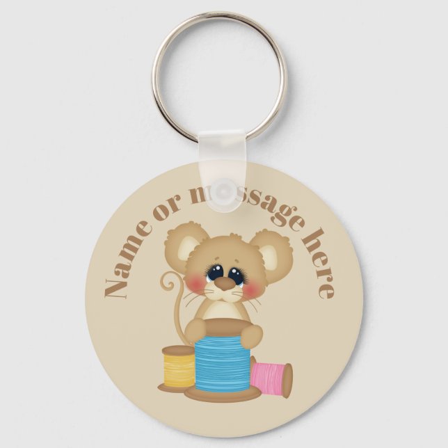 Nome ou chaveiro de mensagem do mouse coagulante (Frente)