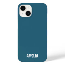 Nome Personalizado Azul-branco do Marinho Elegante