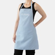 Nome Personalizado Azul em Pó Elegante -