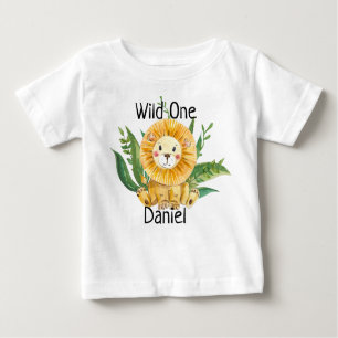 Nome Personalizado Baby Toddler T Shirt Top Wild O