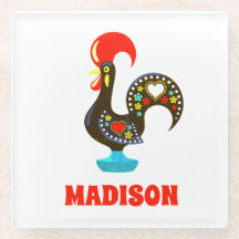 Nome Personalizado Barcelos Português Rooster Pret