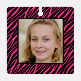 Nome Personalizado Bastante E Foto De Zebra Rosa N