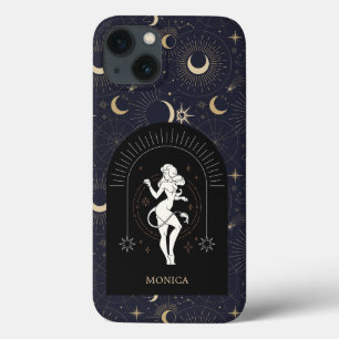 Nome personalizado Black Mystic Zodiac Leo