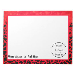 Nome personalizado - Bloco de notas de logotipo