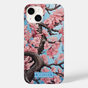 Nome Personalizado Blossom de Cereja Rosa