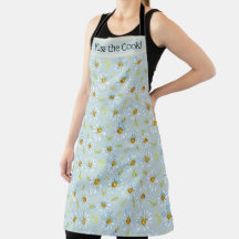 Nome personalizado Blue Daisy Apron