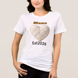 Nome Personalizado Boho Heart t.sh - Berçário Mini