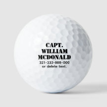 Nome Personalizado Bolas de Golfe Modelo BOLD 28