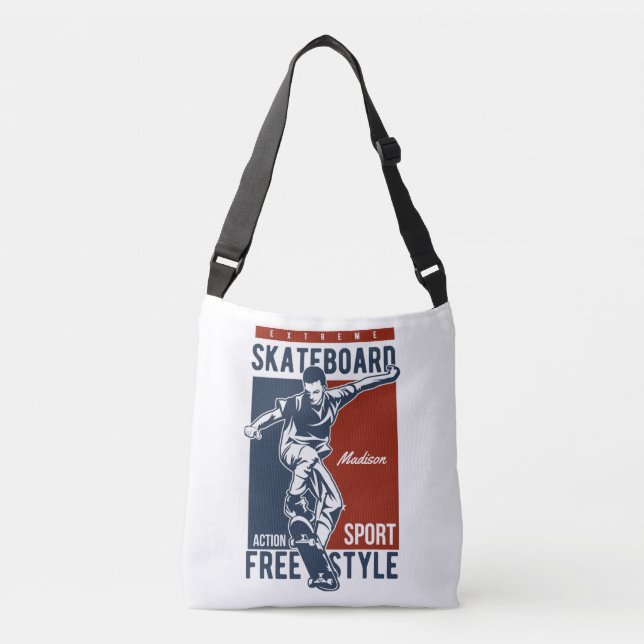 Nome personalizado bolsas de skate (Frente)