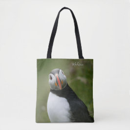 Nome personalizado bolsas Puffin