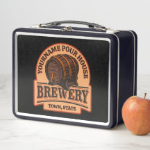Nome Personalizado Brewery do barril de cerveja de