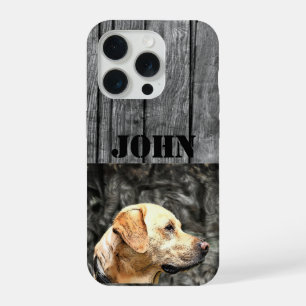 Nome Personalizado Caça Cachorro Rústico Labrador 