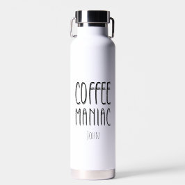 Nome Personalizado Café Maniac - Engraçado