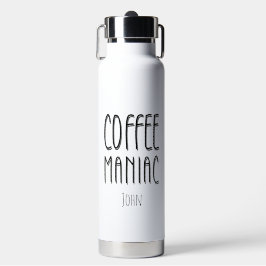 Nome Personalizado Café Maniac - Engraçado
