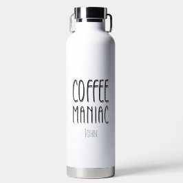 Nome Personalizado Café Maniac - Engraçado