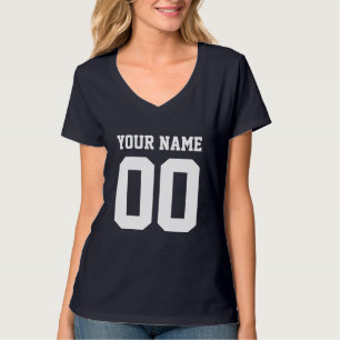 Nome personalizado Camisa de futebol feminino