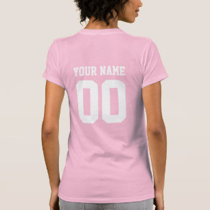 Nome personalizado Camisa de futebol feminino