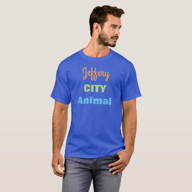 Nome Personalizado Camiseta do Homem - Script City (Frente Completa)