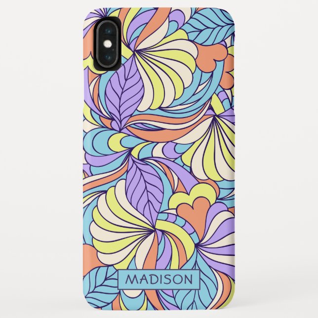 Nome personalizado capas de telefone de portas col (Verso)