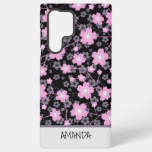 Nome personalizado Cherry Blossom cor-de-rosa padr
