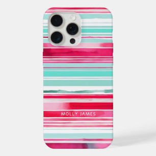 Nome Personalizado Ciano Magenta Moderno Preppy
