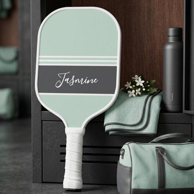 Nome Personalizado Cinza Verde-Menta (Criador carregado)