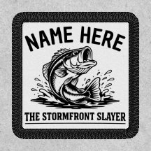 Nome Personalizado Clássico Tempestade de Pesca de