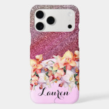 Nome Personalizado com Brilho em Rosa Dourado Femi