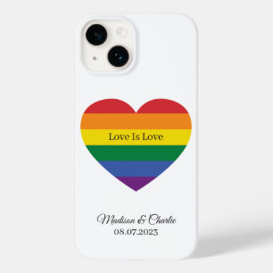 Nome Personalizado Coração do Arco-Íris