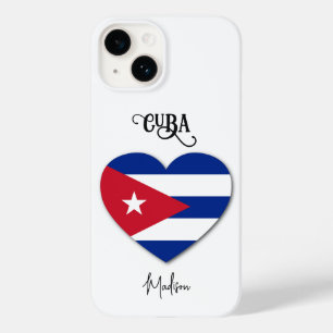 Nome personalizado Cuba capas de telefone de amor