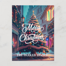 Nome personalizado da Árvore de Natal Cartões Saud