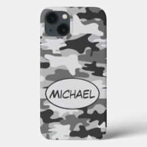 Nome Personalizado da Camuflagem da cinza