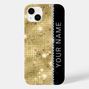 Nome Personalizado da Glitter Dourada do Sparkle