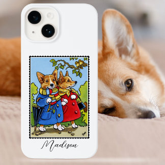Nome Personalizado da Ilustração de Cachorro Corgi