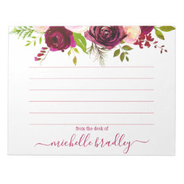 Nome Personalizado | Da Mesa Do Bloco De Notas