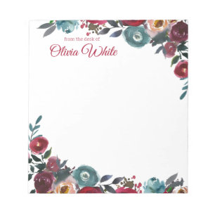 Nome Personalizado   Da Mesa Do Bloco De Notas