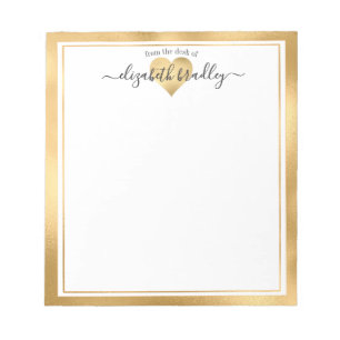 Nome Personalizado   Da Mesa Do Bloco De Notas